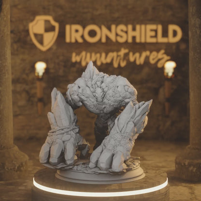 Elemental Golems - Fire Ice Earth Rock