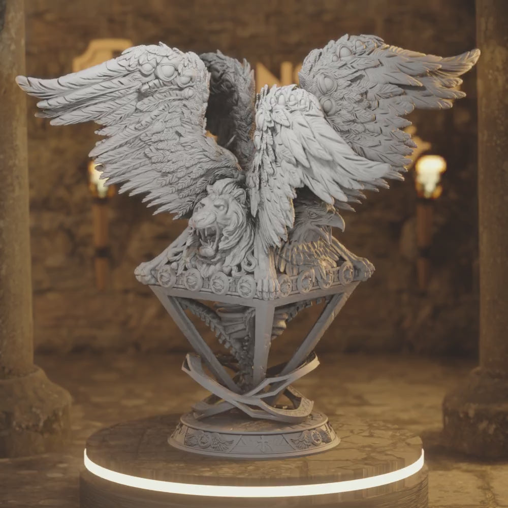 Cherubim Celestial DnD miniature 3D printed resin tabletop RPG figure