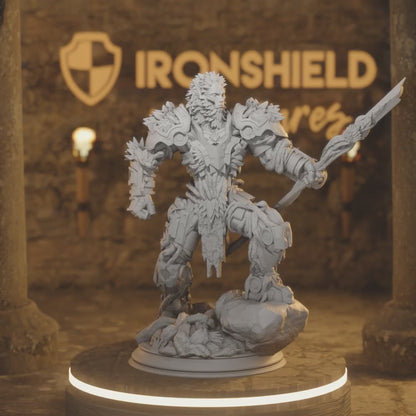 Warforged Druid - Myrion Stoneheart Warrior Beastfolk