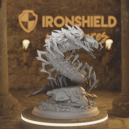 Conrad Monster - HUGE Centipede Abomination — 360° rotating view of 3D printed DnD miniature