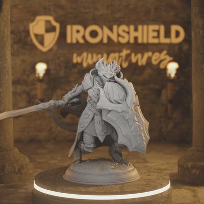 Horakthar Action - Dragon Commander Attacker Sword and Shield