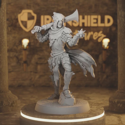 Orcwretch Sapper 1 Orc Rogue DnD miniature 3D printed resin tabletop RPG figure