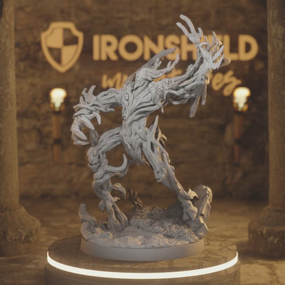 Deathroot Warden 2 Plant DnD miniature 3D printed resin tabletop RPG figure