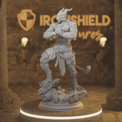 Kuthrak’va - Dragonborn Pugilist Beastfolk Warrior 32mm
