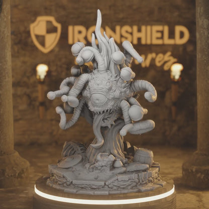 Eye Flayer - Argulug Sea Monster Aberration — 360° rotating view of 3D printed DnD miniature