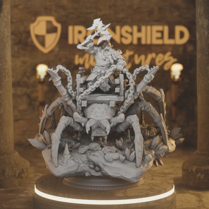 Shiasirix Dwarf Mounted Giant Spider