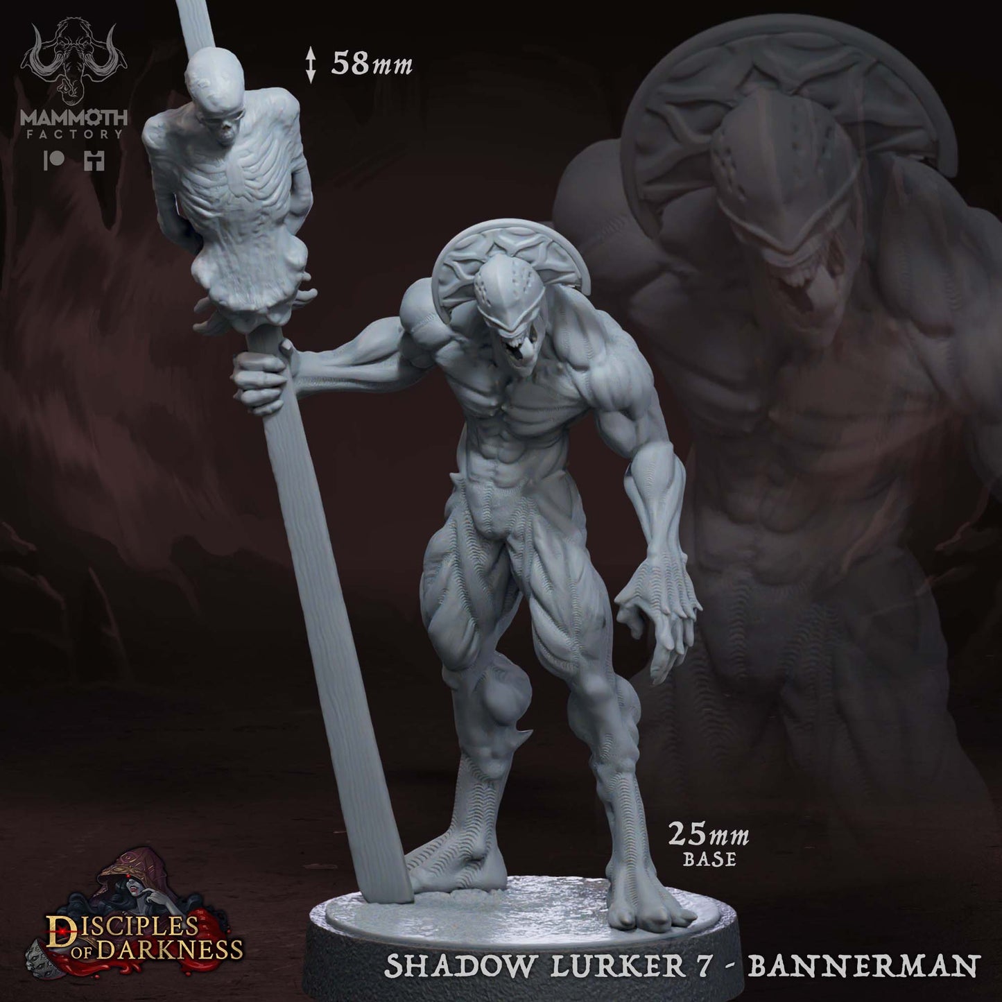 Shadow Set Zombie Ghoul Army 8 Figures