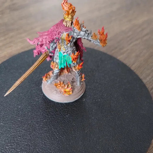 Elias Paladin Burning Knight Fighter - customer paint job