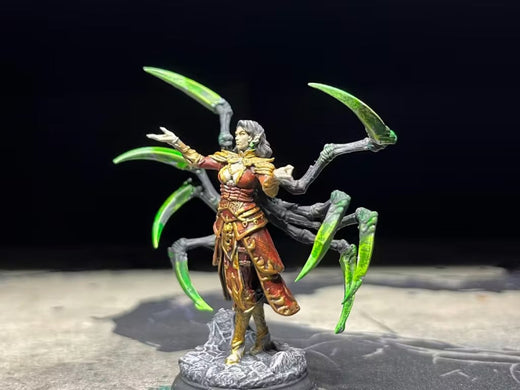 Dirthana – Drow Matriarch Ascended Spider Sorceress - customer paint job