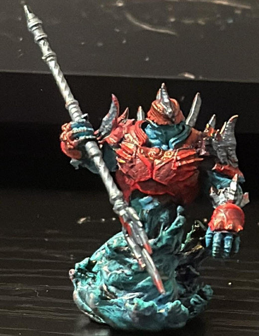 Elemental Myrmidon Water Harpoon Fighter - customer paint job