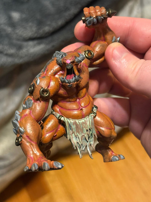Pyropheme Cyclop mutant wild ogr detailed mini for dnd figure print 3d resin 12k 32mm miniatures Gift Idea | Dungeons and Dragons | Tabletop - customer paint job
