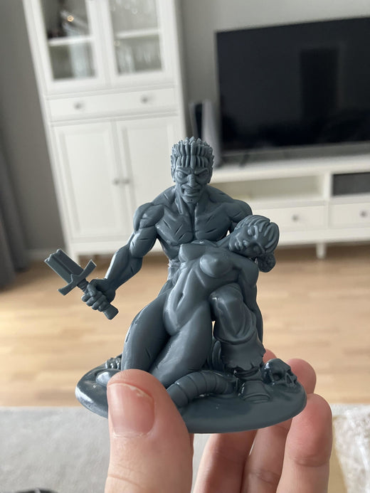 Garth cleto killer virgin NSFW for dnd figure print 3d resin 12k 32mm miniatures figures mini - customer paint job