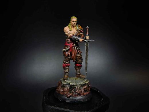 Human Wild Barbarian Fighter - Lucian Grey - customer paint job