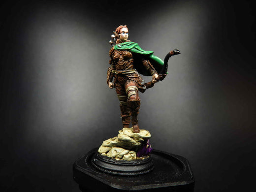 Virana - Female Elf Hunter Ranger - customer paint job