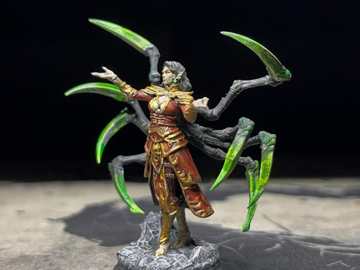 Dirthana – Drow Matriarch Ascended Spider Sorceress - customer paint job